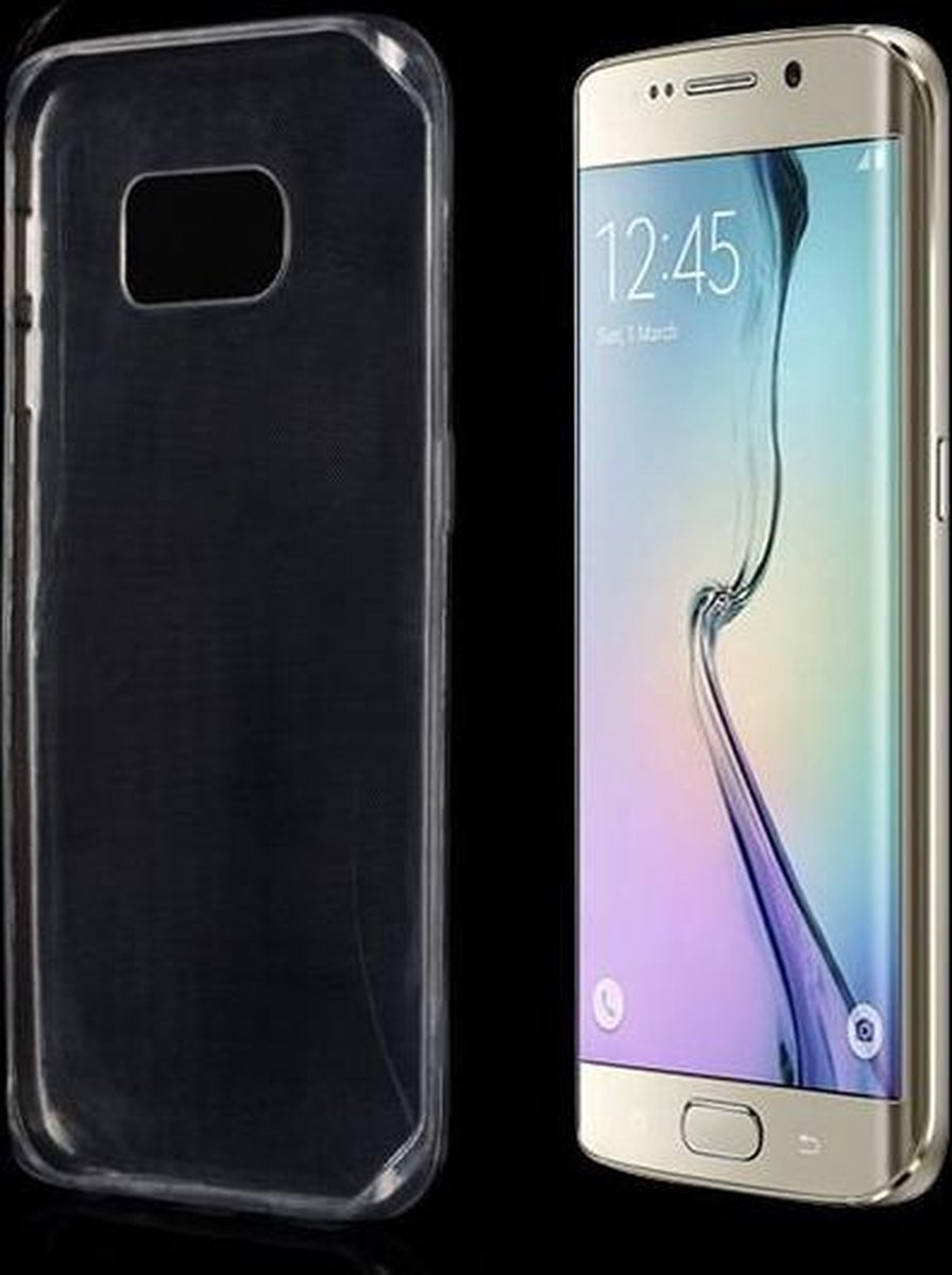 SMH Royal - Doorzichtig Samsung Galaxy S6 Edge gel hoesje OU case.