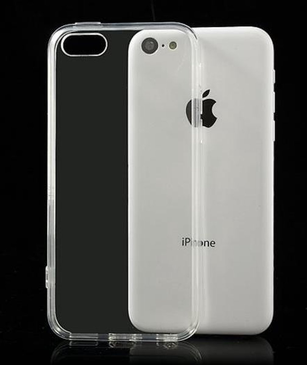 SMH Royal - Geschikt geschikt geschikt voor Apple iPhone 5C Gel Silicone Case Hoesje Transparant - Flexibel & Anti Slip Materiaal