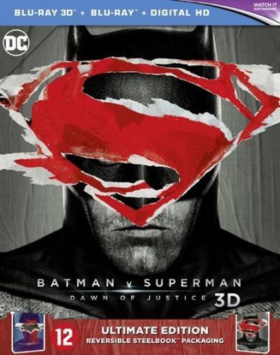 Batman v Superman: Dawn of Justice (Steelbook) (Limited Edition) (3D Blu-ray)