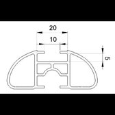 Faradbox Dakdragers Ssangyong Korando 2002-2010 open dakrail, 100kg laadvermogen, luxset