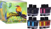 Ink Hero - 8 Pack - Inktcartridge / Alternatief voor de Brother LC900 DCP-110C, DCP-115C, DCP-120C, DCP-310CN, DCP-340CW, MFC-210C, MFC-215C, MFC-410CN, MFC-5440CN