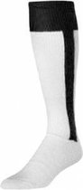 TCK All-In-One Baseball Tube Sokken - Wit/Zwart - Large (EU 42-45)