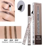 Microblading Eyebrow Tattoo Pen Waterproof Tattoo Wenkbrauw Pen Chestnut  Rood Bruin