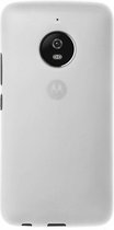Mat Wit Transparant TPU Siliconen Case Backcover Hoesje voor Motorola Moto E4 Plus