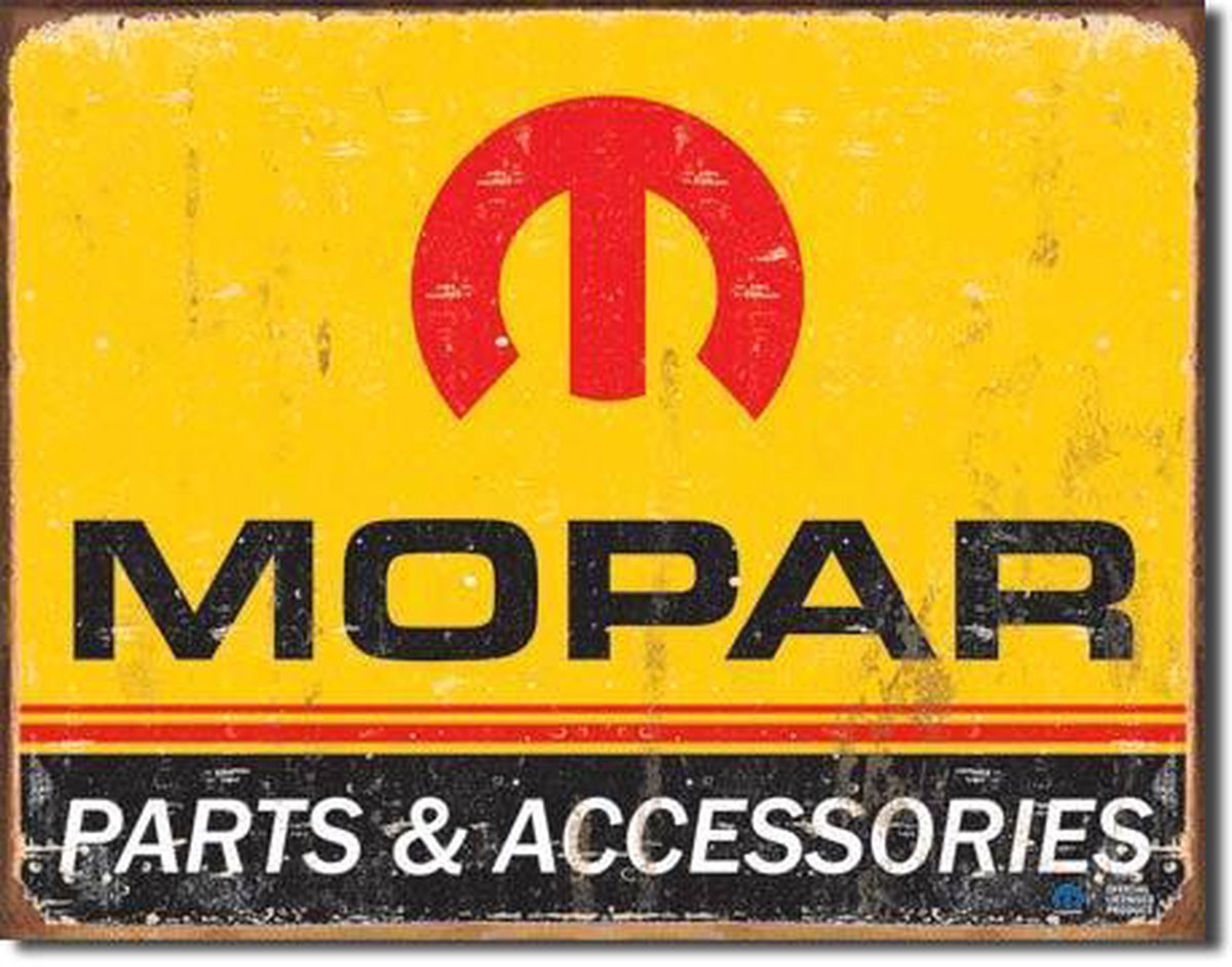 Mopar Parts & Accessoires Wandbord - Metaal - 30 x 40cm
