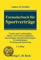 Formularbuch für Sportverträge
