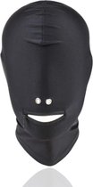 Banoch - Mask Zipper Mouth - Spandex Masker - BDSM - Zwart met Rits