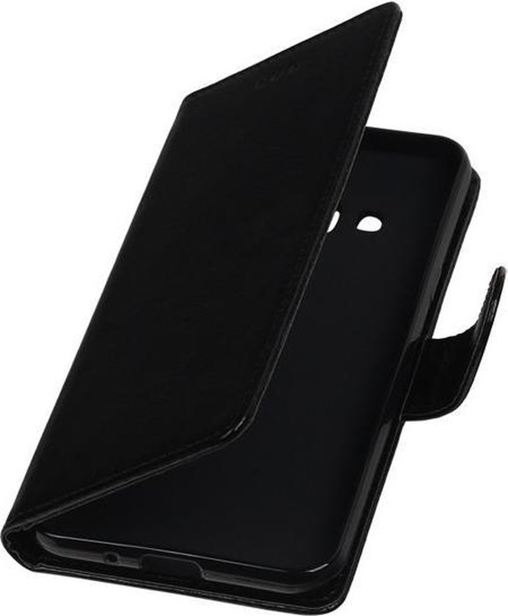 MP Case zwart vintage look hoesje voor Samsung Galaxy J3 2016 (J320F) book case