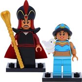 LEGO 71024 Disney Serie 2 minifiguren: Dschafar / Jafar #11 en Jasmin / Jasmine # 12 (Aladdin)