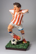 Voetballer - beeldje – sport – polyresin - sports – Guillermo Forchino – 11x11x20 cm