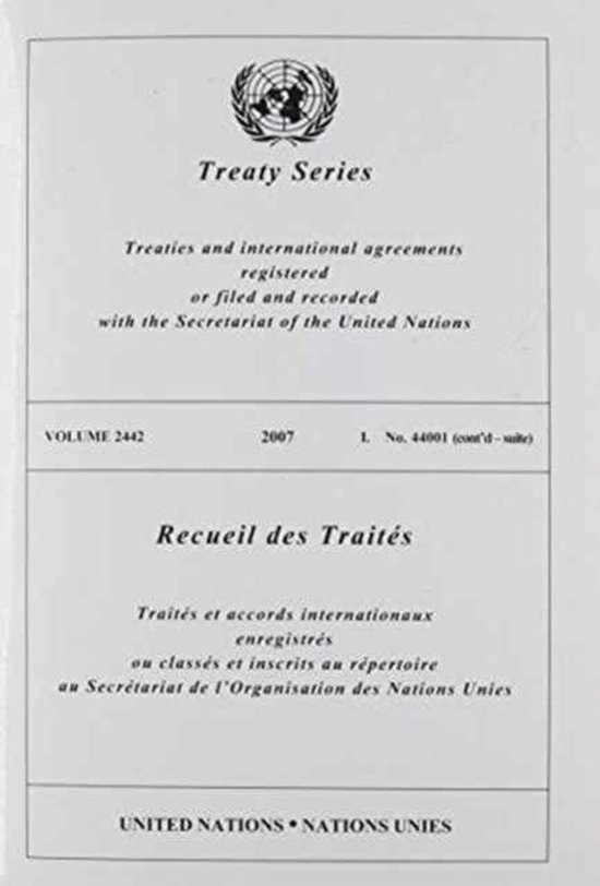 Treaty Series | 9789219004337 | United Nations | Boeken | bol.com