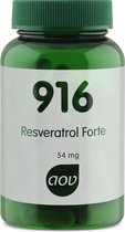AOV 916 Resveratrol Forte (54 mg) - 60 vegacaps - Antioxidant - Voedingssupplementen