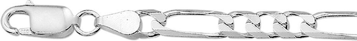Vigor Armband Figaro 5,0 mm - Zilver