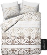 Dreamhouse Bedding Pompeii - Dekbedovertrekset - Tweepersoons - 200x200/220 cm + 2 kussenslopen 60x70 cm - Taupe