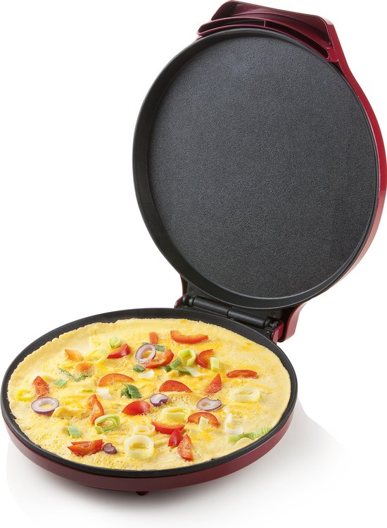 DOMO DO9177PZ Pizzamaker 'My Express' - Pizza Oven - Ø 30 cm - 1450 W - Rood — afbeelding 5