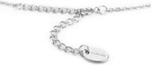 Furore - FJ 2309 - armbandje - hangende bedeltjes - 20cm - stainless steel - zilver