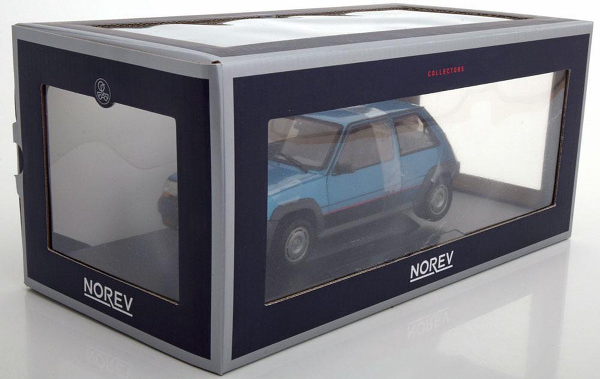 Renault Super 5 GT Turbo R5 GTT Bleue - Norev 1/18 - Miniature De Collection