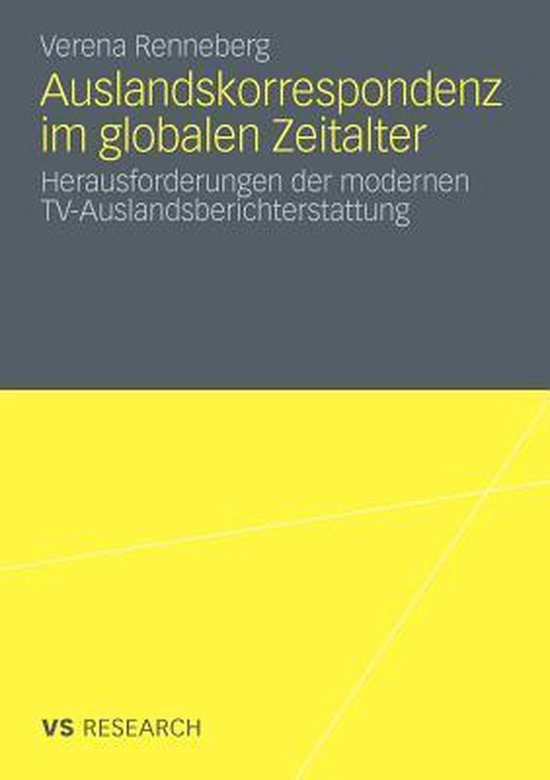 Auslandskorrespondenz im globalen Zeitalter - cover