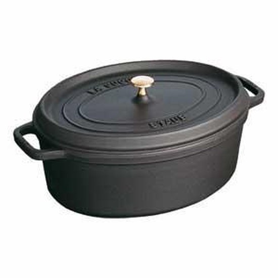 Roaster cocotte ovale moyen modèle 38 cm en acier carbone emaillé Roaster cocotte ovale moyen modèle 38 cm en acier carbone emaillé