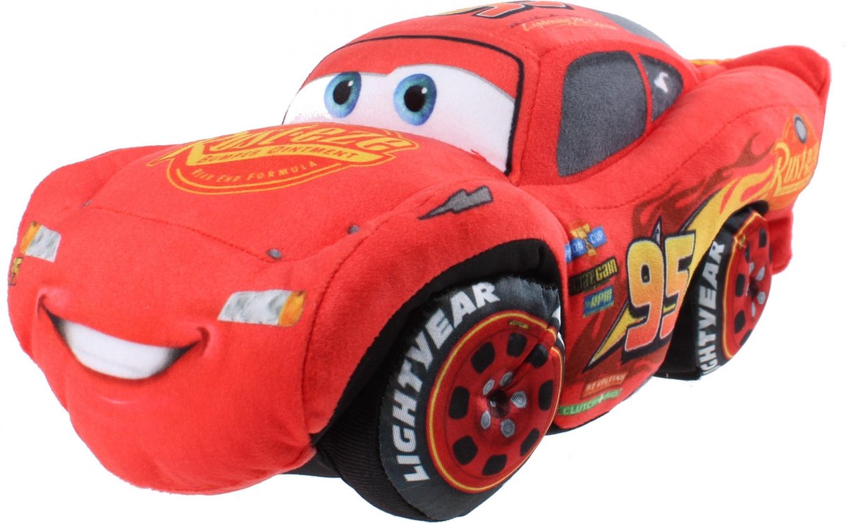 kan niet zien Zelden Vaardig Disney Pixar Cars Kussen Lightning Mcqueen 25 Cm Jongens Rood | bol.com