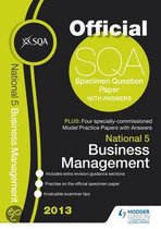 SQA Specimen Paper National 5 Business Management and Model Papers