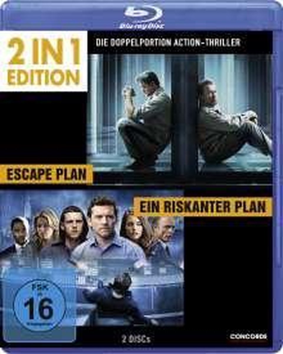 2in1: Escape Plan/Ein riskanter Plan/2 Blu-ray