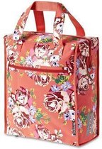 Basil Blossom Roses Shopper - Fietstas - 20 l - Rood