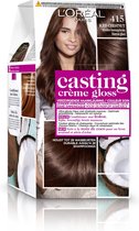 L’Oréal Paris Casting Crème Gloss 415 Iced Chestnut - Midden As Kastanjebruin - Haarverf