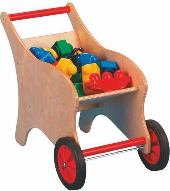 Speelgoed kruiwagen - Hout | bol.com