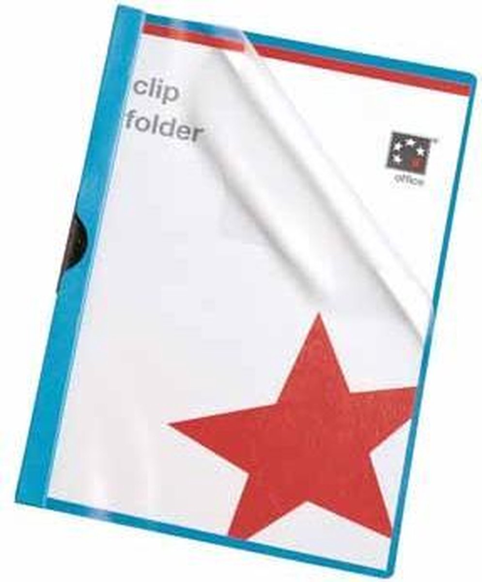 5 Star klemmap blauw