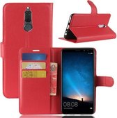 Book Case - Geschikt voor Huawei Mate 10 Lite Hoesje - Rood