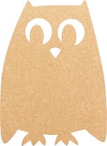 Securit Silhouette owl cork board