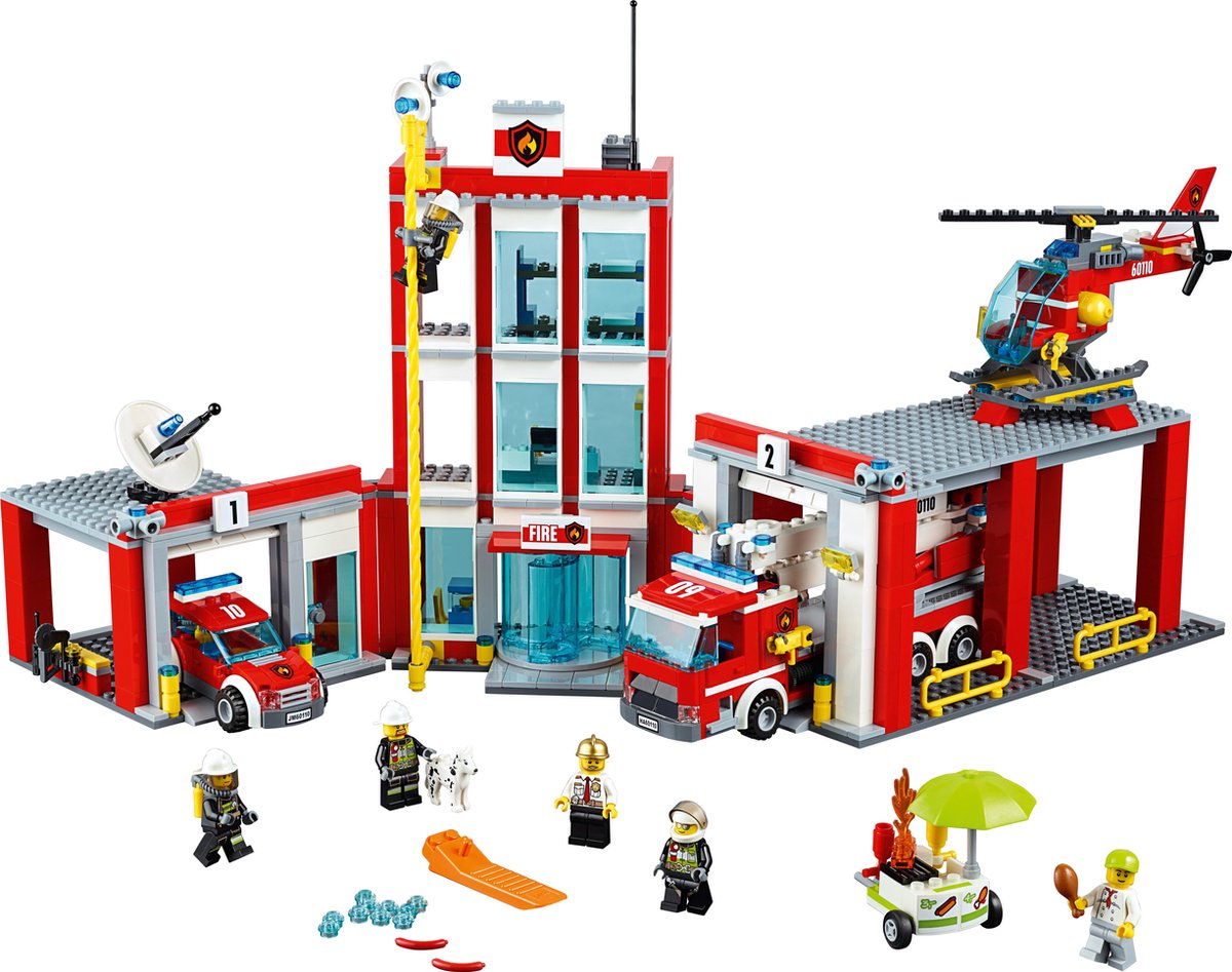 LEGO City Brandweerkazerne - 60110 — afbeelding 2