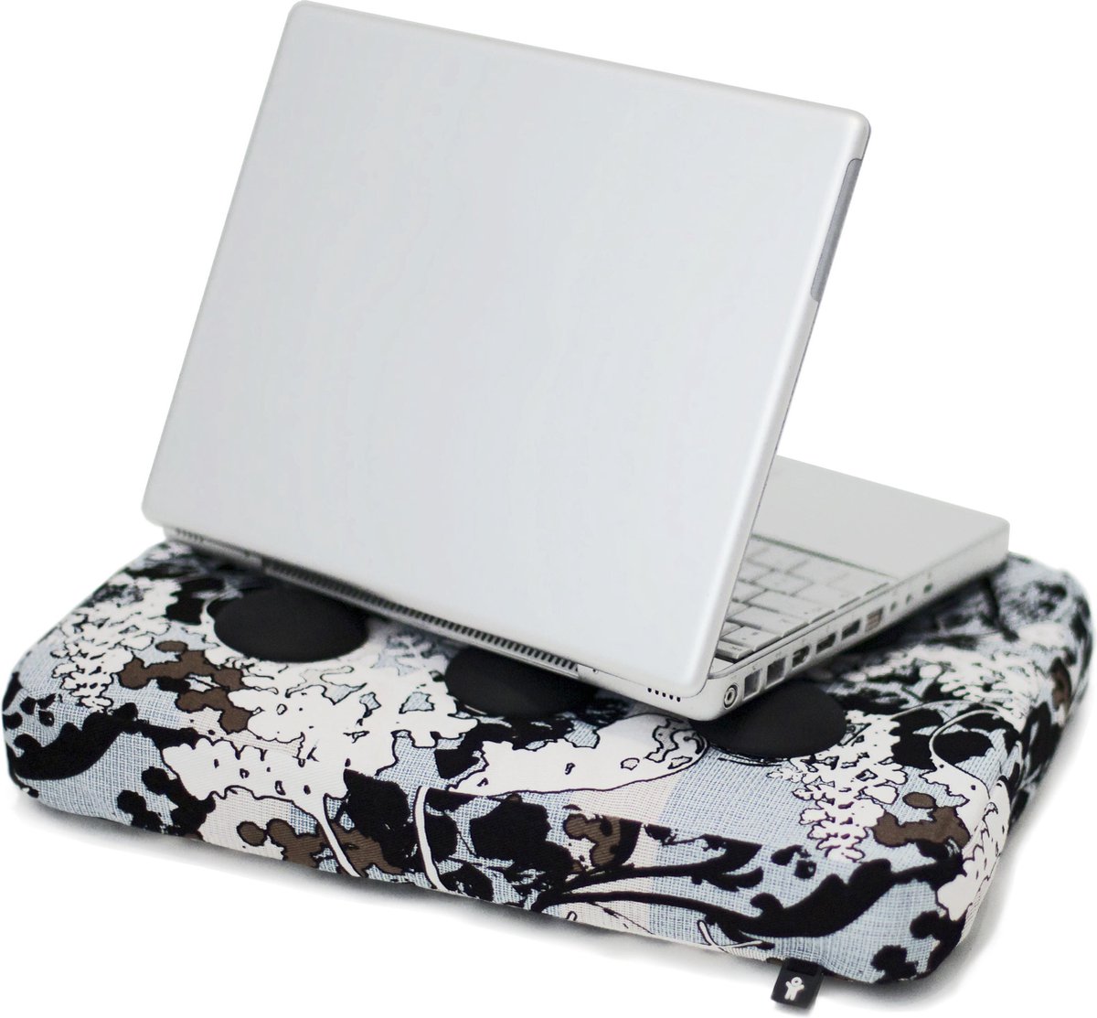Bosign laptop kussen botany - siliconen doppen voor luchtafvoer - 37 x 27 x 6 cm
