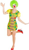 dressforfun - Vrouwenkostuum clown Jekaterina S - verkleedkleding kostuum halloween verkleden feestkleding carnavalskleding carnaval feestkledij partykleding - 300823