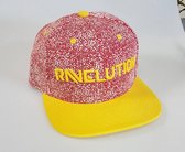 GLOW IN THE DARK SNAPBACK "Ravelution" (red)