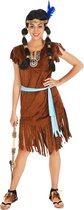 dressforfun - vrouwenkostuum indianenvrouw Phoenix L - verkleedkleding kostuum halloween verkleden feestkleding carnavalskleding carnaval feestkledij partykleding - 300623