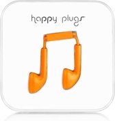 Happy Plugs Earbud Headset, Oranje