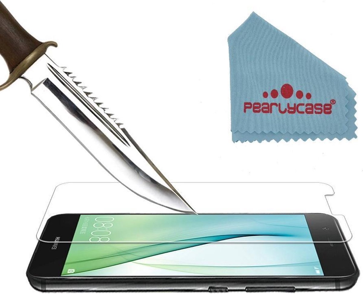 Pearlycase Tempered Glass / Gehard Glazen Screenprotector Geschikt voor Huawei Nova 2