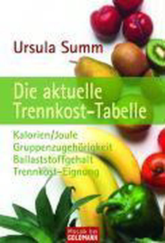 Die aktuelle Trennkosttabelle - cover