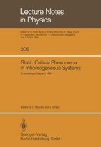 Static Critical Phenomena in Inhomogeneous Systems