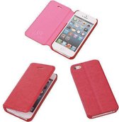Bestcases Pink Map Case Book Cover Cover Aplle iPhone 5 5S