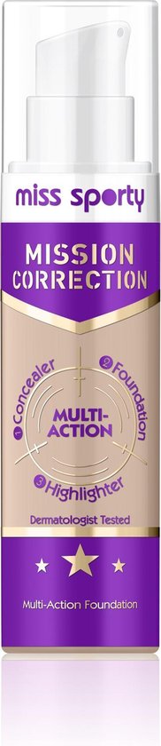 Miss Sporty Mission Correction Multi Action 3-in-1 Foundation - 004 Dark