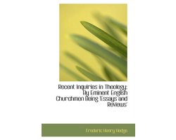 Recent Inquiries in Theology