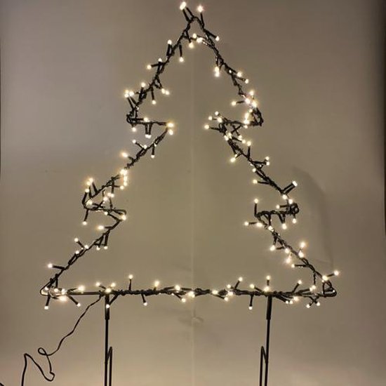 50cm Kerstboom figuur met 150 lichtjes figuur kerstboom warm wit