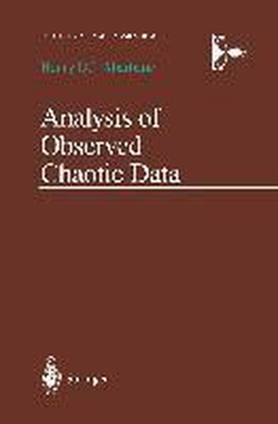 Analysis of Observed Chaotic Data - cover