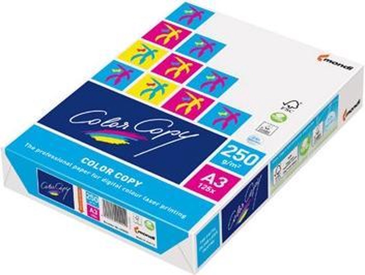 Color copy Laserprinterpapier A3 250 gram Color Copy - Pak à 125 Vel bol.com