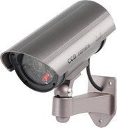 Dummy camera / beveiligingscamera met LED lampje - voor binnen en buiten