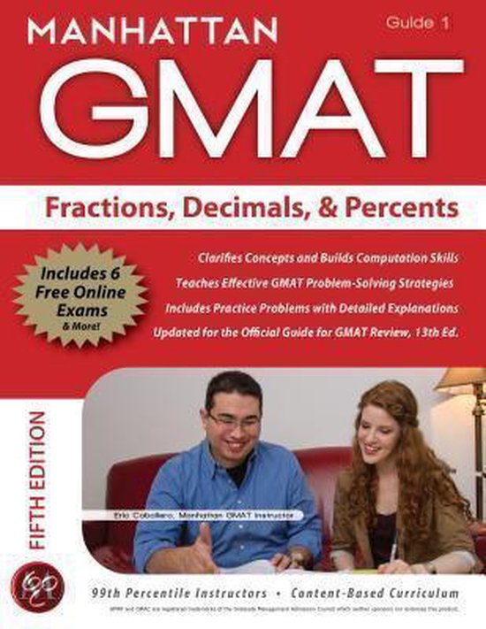 Manhattan GMAT Fractions, Decimals, & Percents, Guide 1 [Wit ... - cover