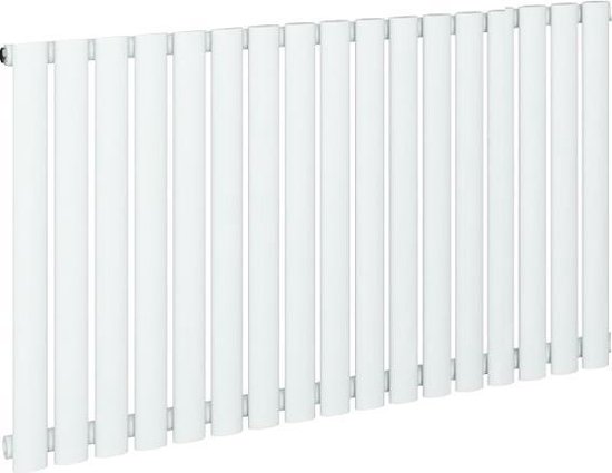 Design radiator horizontaal staal mat wit 60x100,2cm 920 watt - Eastbrook  Tunstall | bol.com